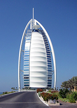 Burj Al Arab – vjezd k hotelu